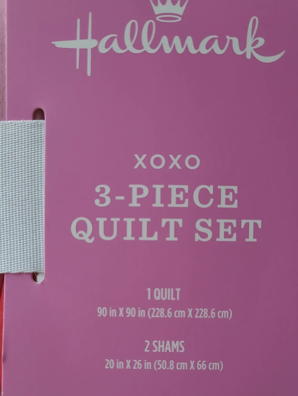 Hallmark XOXO Queen Quilt Set
